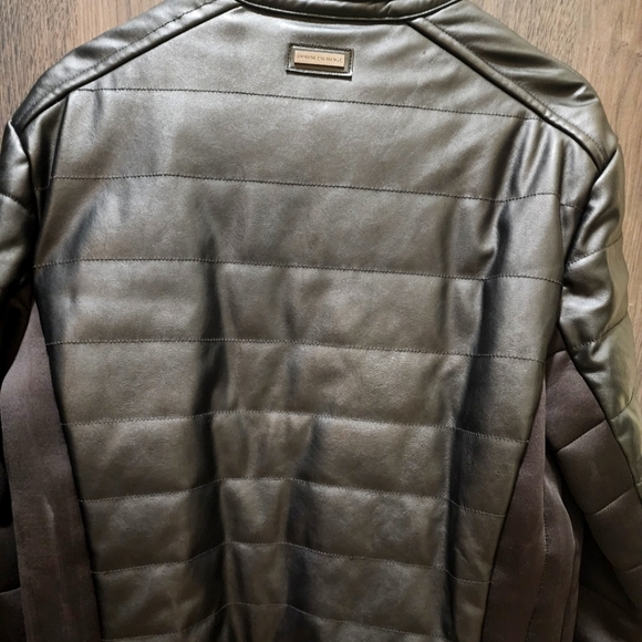 A/X Armani Exchange Leather Jacket - Picture 3 of 5